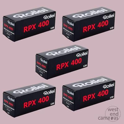 5 X Rollei RPX 400 120