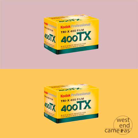2 x Kodak Tri-X 400 35mm 36exp