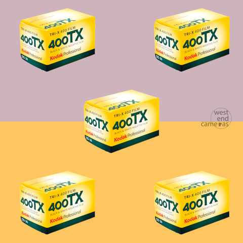 5 x Kodak Tri-X 400 35mm 36exp