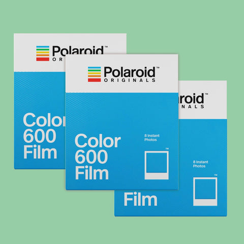 Polaroid  600 Colour Film 3 Pack Production 04/2021
