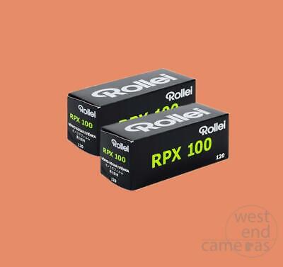2 X Rollei RPX 100 120 Black & White Film