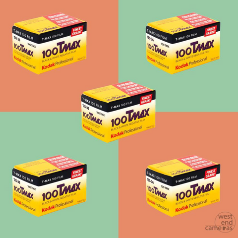 5 x Kodak T-Max 100 35mm 36exp