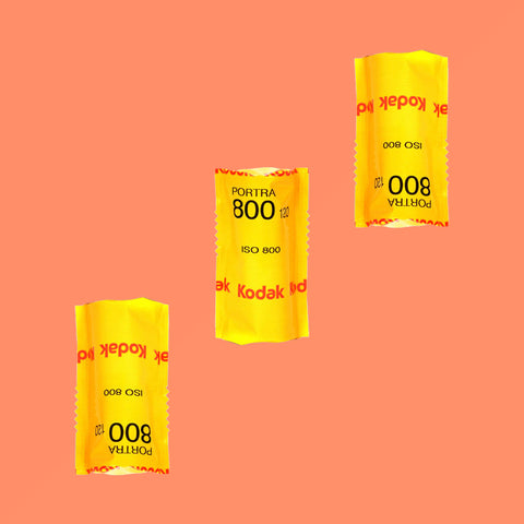 Kodak Portra 800 120 3 Pack Expired 07/2022