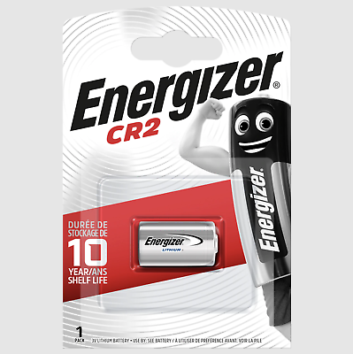 1 X Energizer CR2 Lithium Battery - FREE POST