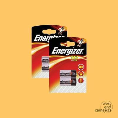 2 X Energizer Lithium 123 Battery  - Total 4  New Packing