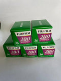 Fujifilm Colour 200 X 5 Cheap Colour Film 135mm 36Exp