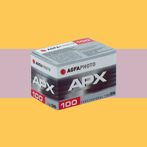 Agfa APX 100 35mm 36Exp Black & White Film
