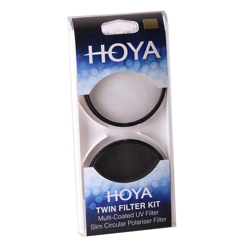 Hoya 49mm TWIN FILTER KIT (Multicoated UV + Slim Circular-Polarising)