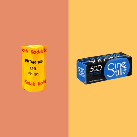 The Sunny Side Duo 120 Ektar Expiry Date 02/2023 Cinestill 50D 01/2022