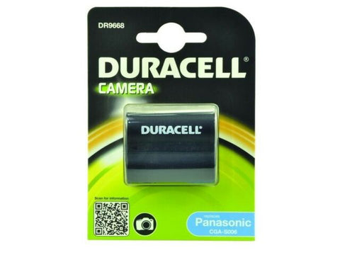 Duracell DR9668 Replacement Battery For Panasonic CGA-S006