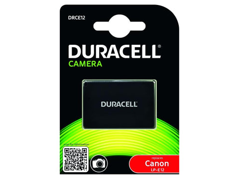 Duracell DRCE12 Replacement Camera Battery For Canon LP-E12