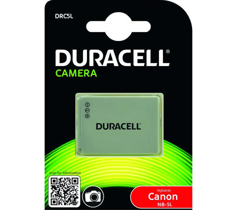 Duracell DRC5L Replacement Camera Battery For Canon NB-5L