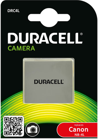 Duracell DRC4L Replacement Camera Battery For Canon NB-4L