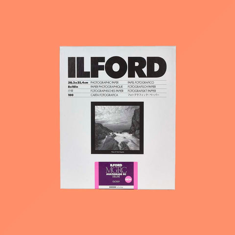 Ilford Multigrade RC 8x10 Glossy 100 Sheets