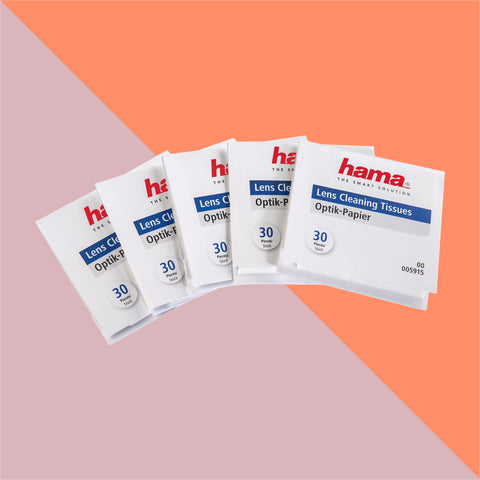 Hama Lens Cleaning Tissues, 5 x 30 tissues