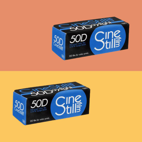 Cinestill 50D 120, Twin Pack, Date 01 / 2022
