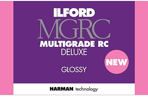 Ilford MGRC Multigrade RC Deluxe 5x7 (12.7x17.8) 25 Sheets Pearl Darkroom Paper