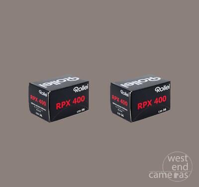 Rollei RPX 400 35MM 36EXP- 2 Films- B&W Film  IN WHITE BOX NEW