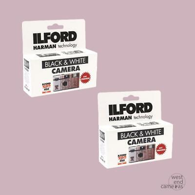Ilford XP2 Super C41 27EXP Disposable Single Use Camera - TWIN PACK