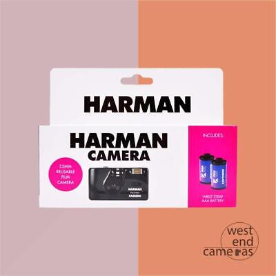 Harman Re-usable Camera 35mm + 2 Kentmere Pan 400 Films - FREE RECORDED POSTAGE