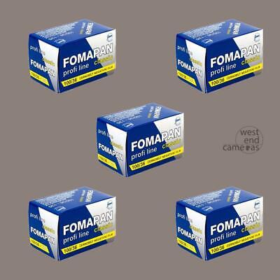 5 X Fomapan 100 Classic 35MM 36EXP- Cheap Black & White Film