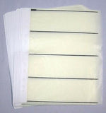 Kenro Negative File Storage Pages 120 Roll Film Translucent Page Pack of 25