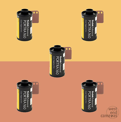 Kodak Portra 160 35mm 36 exp  Colour Film - 5 Pack