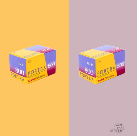 Kodak Portra 800 35mm 36exp Fine Grain Cheap Colour Film- Twin Pack - FREE POST