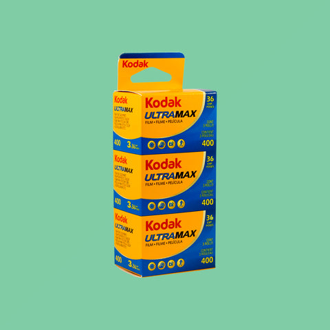 Kodak Ultramax 400 35mm 36exp Pack of 3