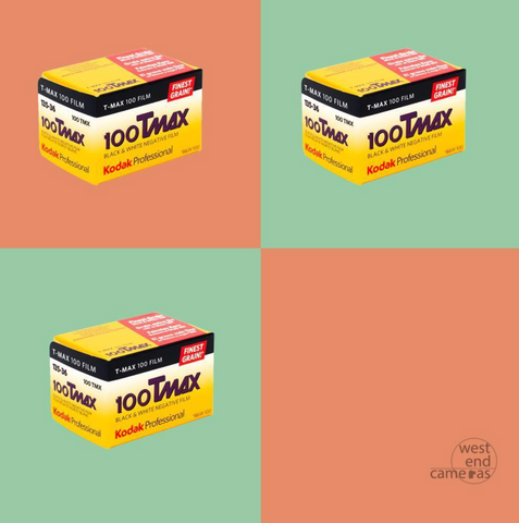 Kodak T-Max 100 35mm 36exp X 3