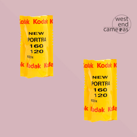 2 x Kodak Portra 160 120 Expiry Date 12/2022