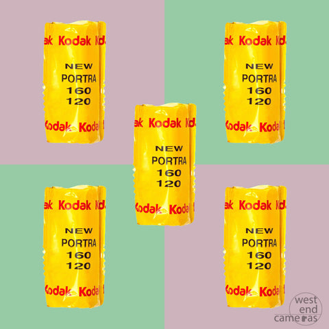 Kodak Portra 160 120 - 5 Pack - Expiry Date 12/2022