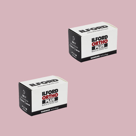 Ilford Ortho+ 80 35mm 36exp Twin Pack