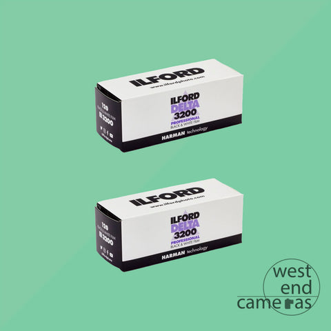 Ilford Delta 3200 120 High Speed Black and White Film - X 2 Expiry Date 07/2023