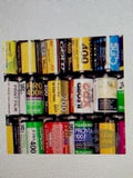 50 X 35mm Film Empty Canisters for retro wedding save the date or bulk loading.